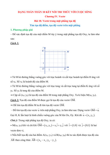 48 dạng bài tập Toán 10 (có lời giải)