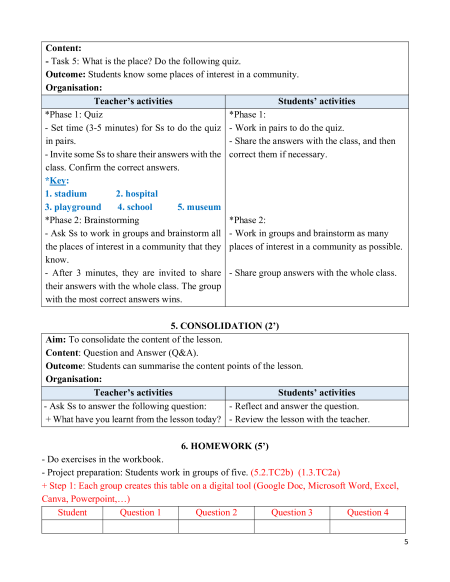 Giáo án Tiếng Anh 9 Global success (năng lực số)