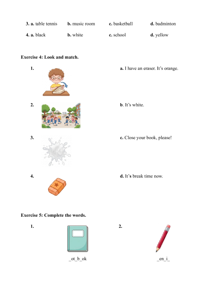 Bộ 15 đề thi cuối kì 1 Tiếng Anh lớp 3 Global success có đáp án
