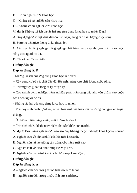 Các dạng bài tập Vật lí 6 (có lời giải)