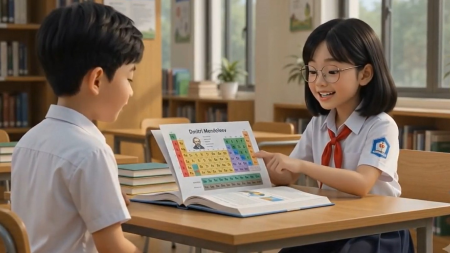 Video AI khởi động KHTN 7 phần Hóa học Bài 4: Sơ lược về bảng tuần hoàn các nguyên tố hóa học