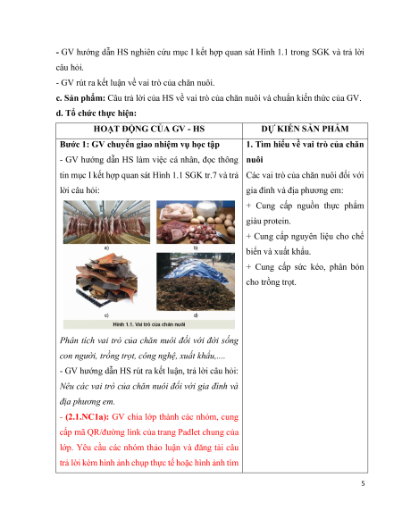 Giáo án Công nghệ 11 (năng lực số)