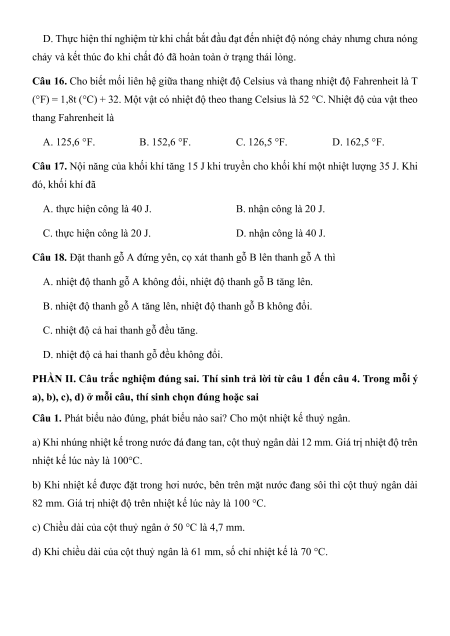 Bộ 13 đề thi giữa kì 1 Vật lí 12 có đáp án
