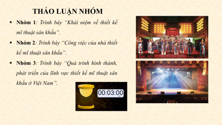 Bài giảng Powerpoint Mĩ thuật 10 Thiết kế mĩ thuật sân khấu điện ảnh
