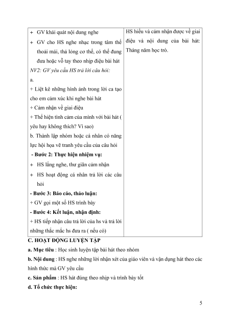 Giáo án Âm nhạc lớp 6 Kết nối tri thức (năng lực số)