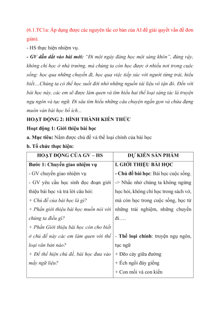 Giáo án Ngữ văn 7 Học kì 2 Kết nối tri thức (năng lực số)