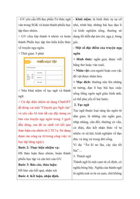 Giáo án Ngữ văn 7 Học kì 2 Kết nối tri thức (năng lực số)