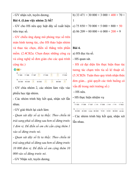 Giáo án Toán lớp 4 Kết nối tri thức (năng lực số)
