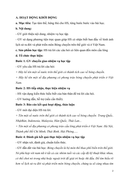 Giáo án Giáo dục thể chất 10 Kết nối tri thức (năng lực số)