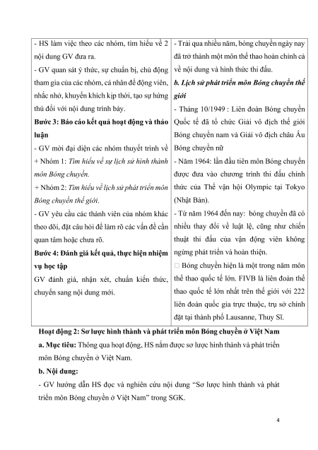 Giáo án Giáo dục thể chất 10 Kết nối tri thức (năng lực số)