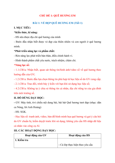 Giáo án Đạo đức lớp 2 (sách mới) | Giáo án Đạo đức lớp 2