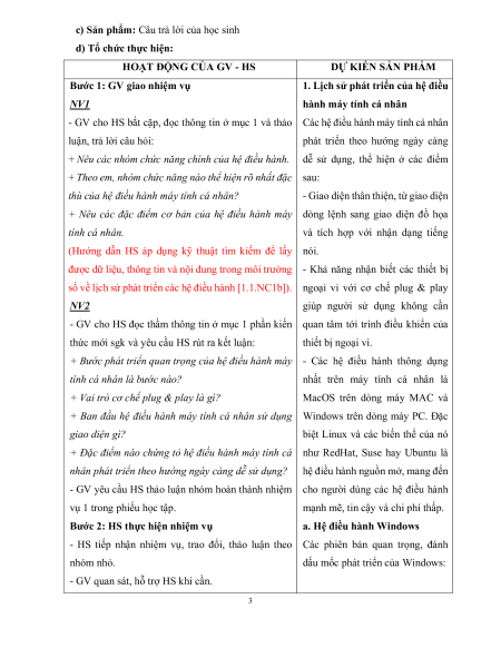 Giáo án Tin học 11 (năng lực số)