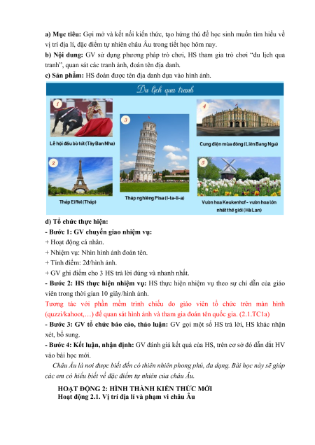 Giáo án Địa lí 7 Kết nối tri thức (năng lực số)