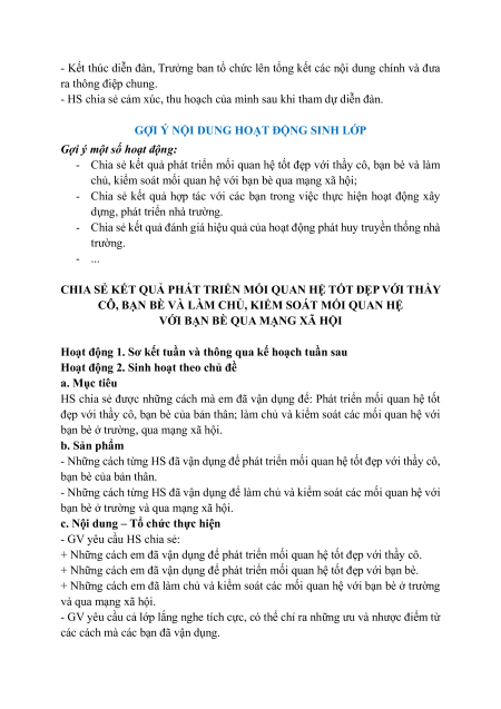 Giáo án HĐTN 12 Kết nối tri thức (năng lực số)
