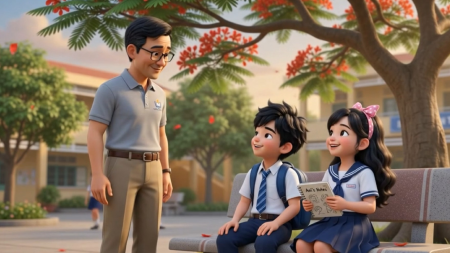 Video AI khởi động Ngữ văn 8
