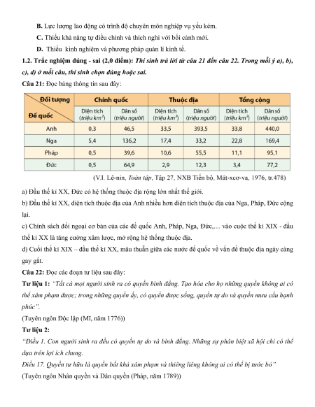 Bộ 16 đề thi giữa kì 1 Lịch sử 11 Kết nối tri thức cấu trúc mới có đáp án