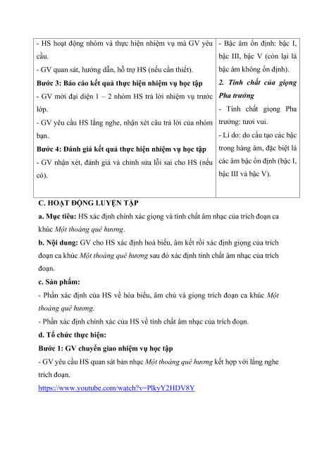 Giáo án Âm nhạc 11 Kết nối tri thức