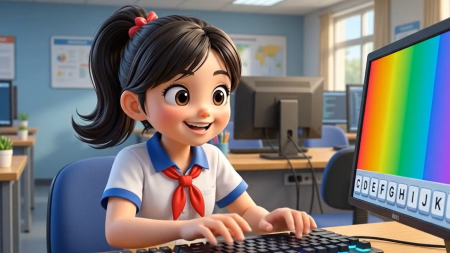Video AI khởi động Tin học lớp 4 Bài 2: Gõ bàn phím đúng cách