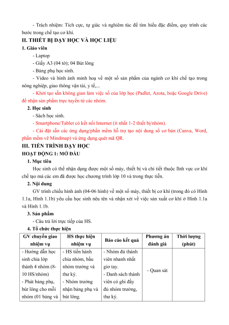 Giáo án Công nghệ 11 (năng lực số)