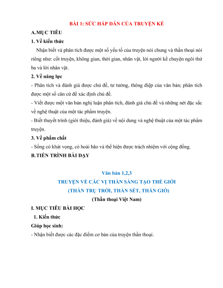 Giáo án + PPT Văn 10 (đồng bộ sách mới)
