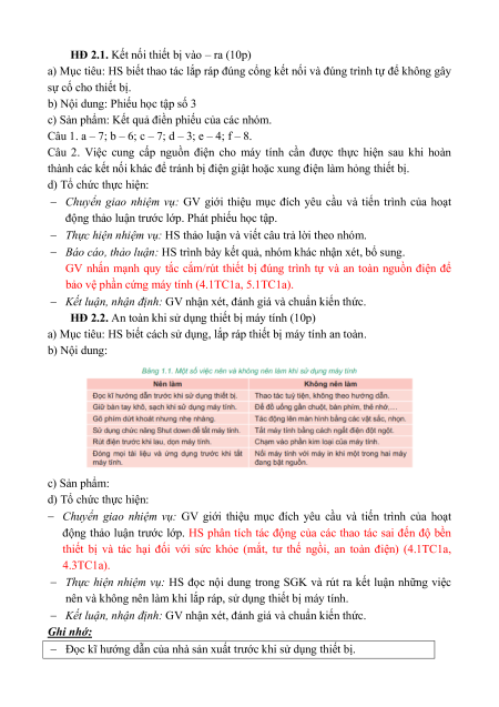 Giáo án Tin học 7 Kết nối tri thức (năng lực số)