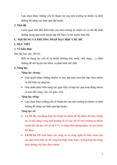 Giáo án Cầu lông 10 Kết nối tri thức (năng lực số)