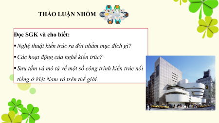 Bài giảng Powerpoint Mĩ thuật 10 Kiến trúc