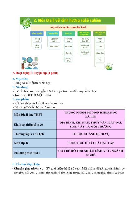 Giáo án Địa lí 10 Kết nối tri thức (năng lực số)