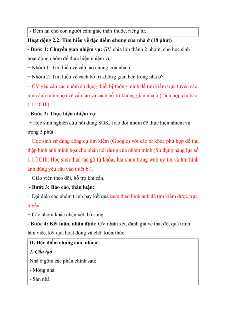 Giáo án Công nghệ 6 Kết nối tri thức (năng lực số)