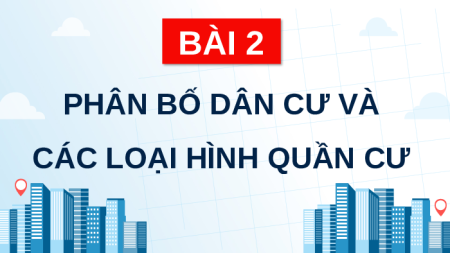 Giáo án Powerpoint Bài 2 Địa lí 9 Kết nối tri thức: Phân bố dân cư và các loại hình quần cư