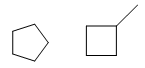 Số đồng phân xicloankan ứng với CTPT C5H10 (ảnh 1)