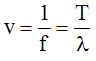 Mối liên hệ giữa bước sóng lambda vận tốc truyền sóng v chu kì T và tần số f của một sóng cơ là (ảnh 3)
