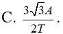 Một vật dao động điều hoà với chu kỳ T và biên độ A (ảnh 6)