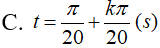 Một vật dao động điều hoà quanh vị trí cân bằng theo phương trình (ảnh 8)