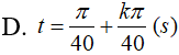 Một vật dao động điều hoà quanh vị trí cân bằng theo phương trình (ảnh 9)