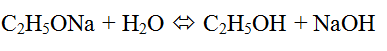 Cho các dung dịch sau CH3COOH, C2H5ONa và H2O. Chỉ dùng một hóa chất (ảnh 1)