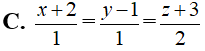Trong không gian Oxyz, cho điểm M(1;1;2) và mặt phẳng (P): 2x - y + 3z + 1 = 0 (ảnh 4)