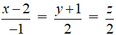 Trong không gian với hệ tọa độ Oxyz, phương trình đường thẳng đi qua hai điểm A(1; 1; 2) (ảnh 1)