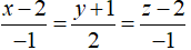 Trong không gian với hệ tọa độ Oxyz, đường thẳng denta đi qua A(2;-1;2) và nhận (ảnh 1)