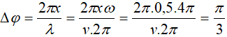 Một nguồn phát sóng cơ dao động theo phương trình u = 4cos(4pit - pi/4) cm (ảnh 1)