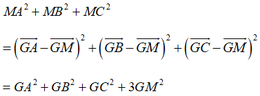 Trong không gian Oxyz cho A (1;2;-1), B (3;1;-2), C (2;3;-3) (ảnh 2)