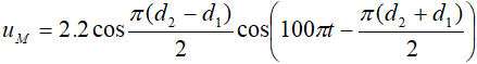 Hai điểm A và B cách nhau 10cm trên mặt chất lỏng dao động với phương trình uA = uB = 2cos(100pitcm, tốc (ảnh 1)