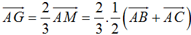 Nếu G là trọng tâm tam giác ABC thì đẳng thức nào sau đây đúng? (ảnh 2)
