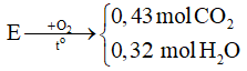 Hỗn hợp E gồm este X đơn chức và axit cacboxylic Y hai chức (ảnh 3)