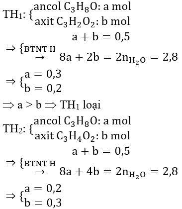 Hỗn hợp M gồm ancol no, đơn chức và axit cacboxylic đơn chức, đều mạch hở (ảnh 2)