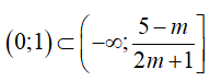 Điều kiện của m để bất phương trình (2m+1) x+ m-5 lớn hơn hoặc bằng 0 nghiệm đúng (ảnh 7)