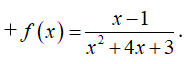 Tập nghiệm của bất phương trình f(x) = (x - 1)/(x^2 + 4x + 3) nhỏ hơn hoặc bằng 0 (ảnh 1)
