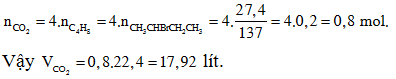 Đun nóng 27,40 gam CH3CHBrCH2CH3 với KOH dư trong C2H5OH (ảnh 2)