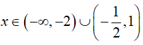 Tìm x để  biểu thức f(x) = |x - 1|/(x + 2) - 1 luôn âm (ảnh 5)