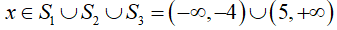 Tìm nghiệm  nguyên dương nhỏ nhất  của bpt f(x) = |x + 1| + |x - 4| - 7 > 0 (ảnh 4)